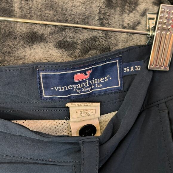 Vineyard Vines Golf Performance Slacks Men's  36 x 32 Navy - Picture 3 of 8